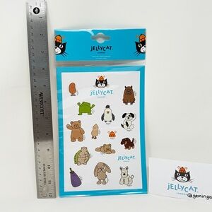 Jellycat Icons Multicolor Sheet of 16 Stickers, NWT